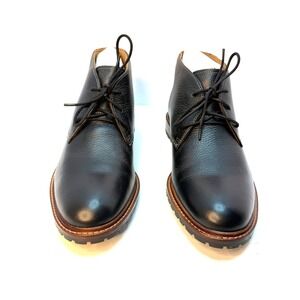 Johnston & Murphy Men's Boswell Chukka Boots Black Full Grain Size 9M NWT/BOX